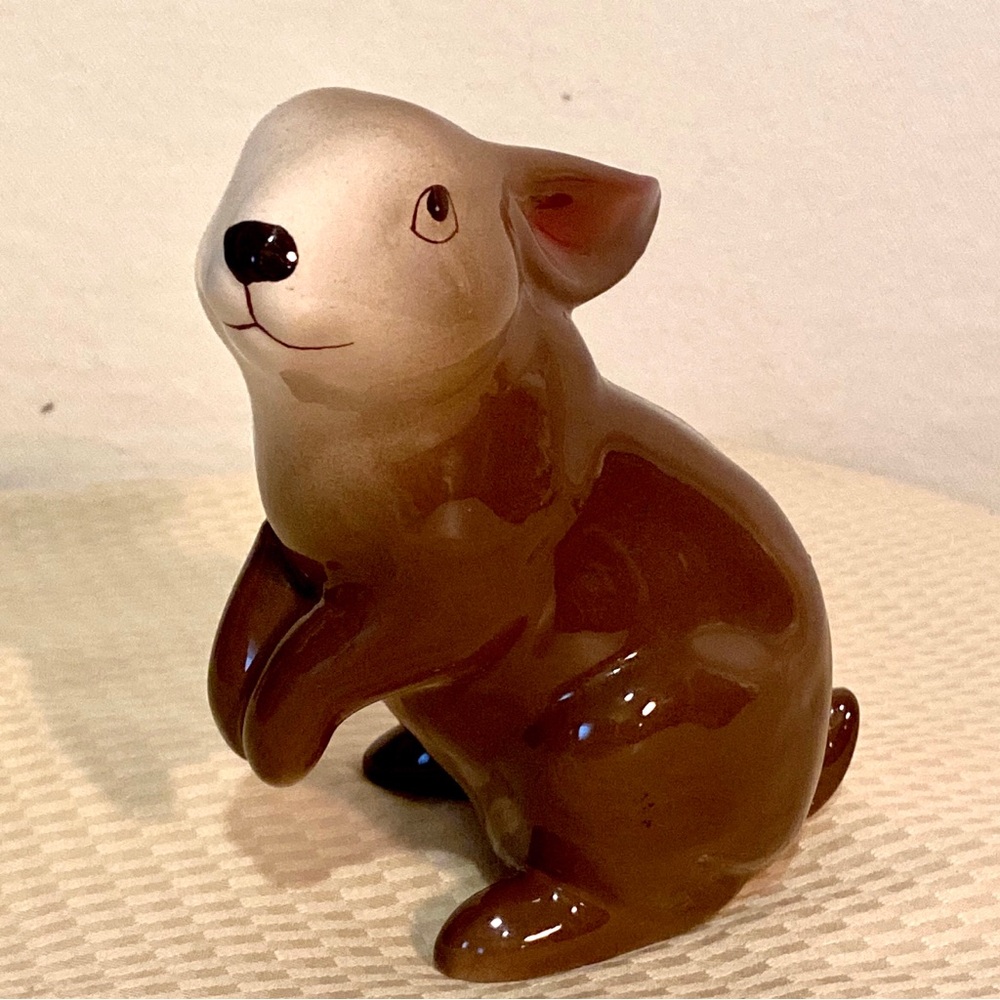 Vintage Ceramic  Rabbit Bunny Figurine adorable thumper - Picture 2 of 7